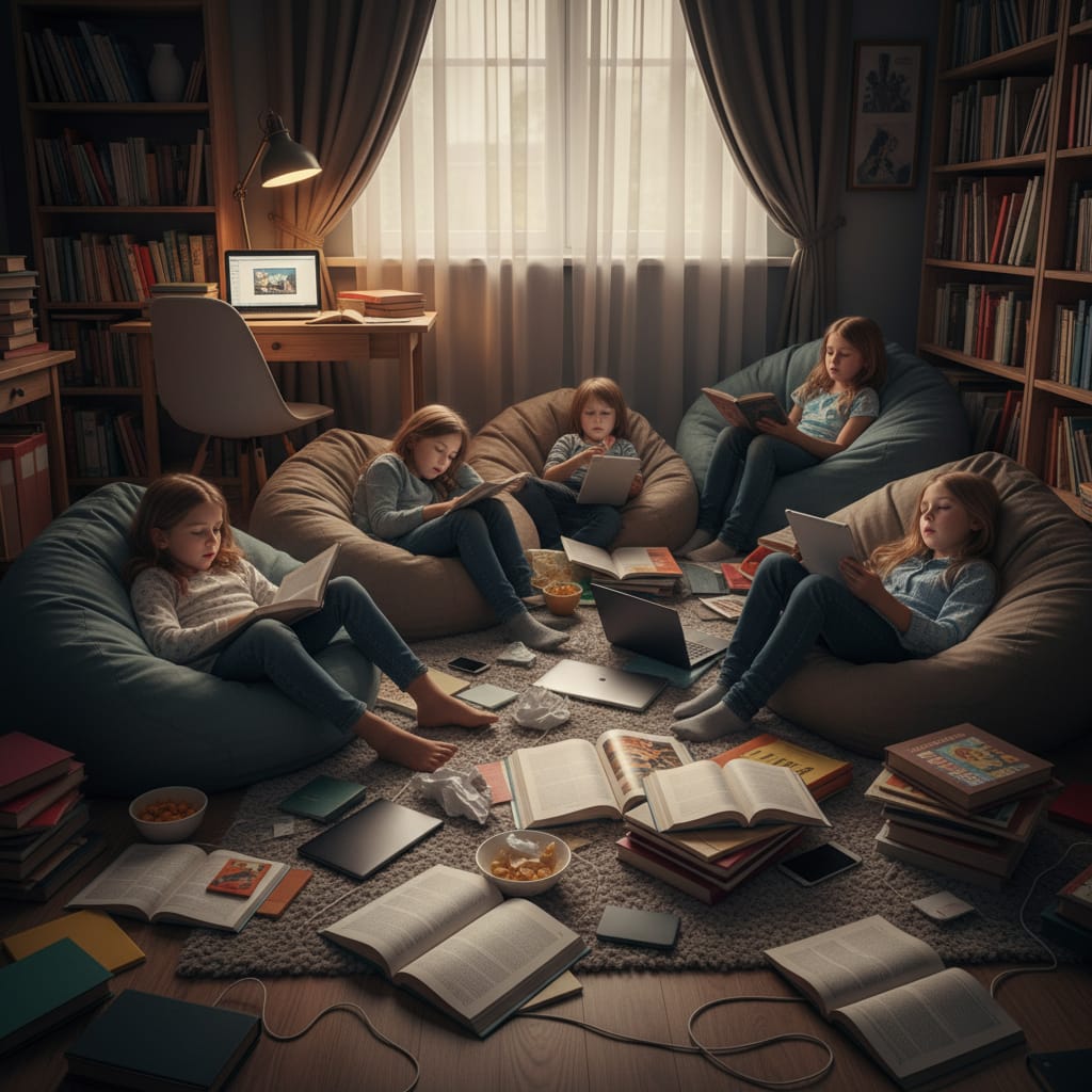 From Outdoor Games to Mobiles — Lost Childhood and Relationships